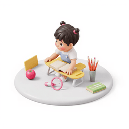Child learning icon